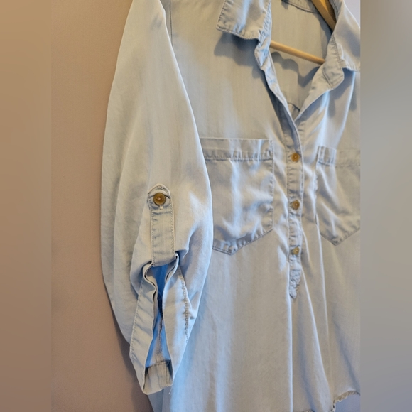 Size S Velvet Heart Tencel Shirt. EUC - Picture 4 of 5